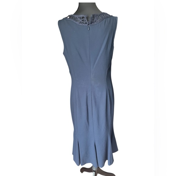 Escada Navy Blue Sleeveless Dress Size EU40 US8 - Picture 5 of 7